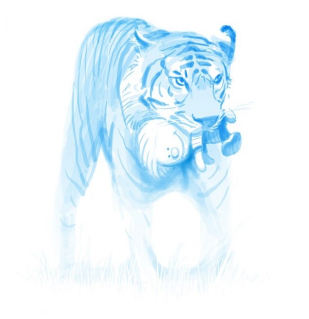 Calvin and Hobbes in reverse