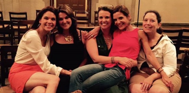 Amanda, Mary, Laura, Glennon, and me at Old South Church
