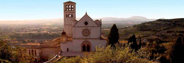 Basilica Facciata, Assisi, Italy